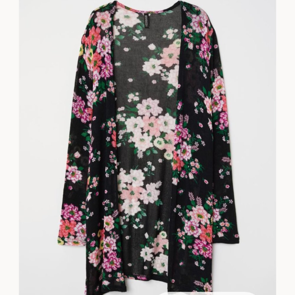 H&M flowery cardigan